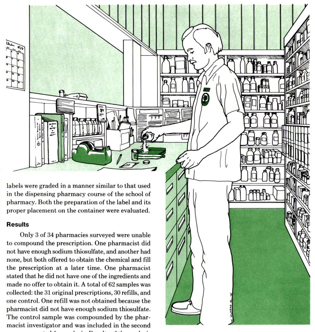 Illustration, APhA Pharmacist at Work