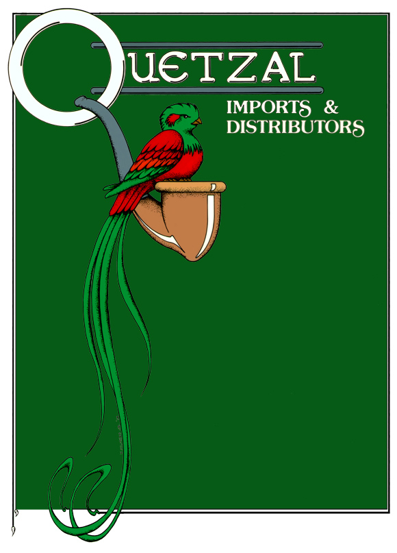 Illustration, Quetzal Bird for Importer and Distributor