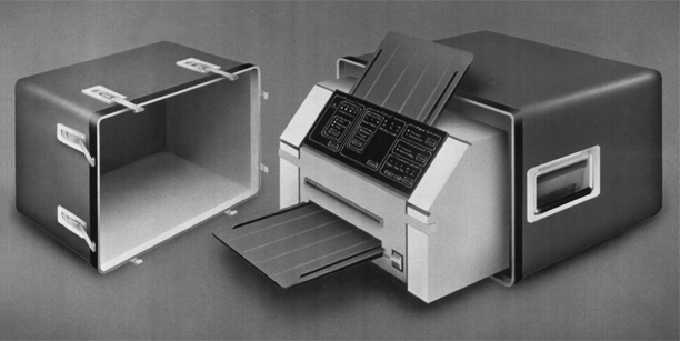 Illustration, Mobile Military Secure Fax Machine