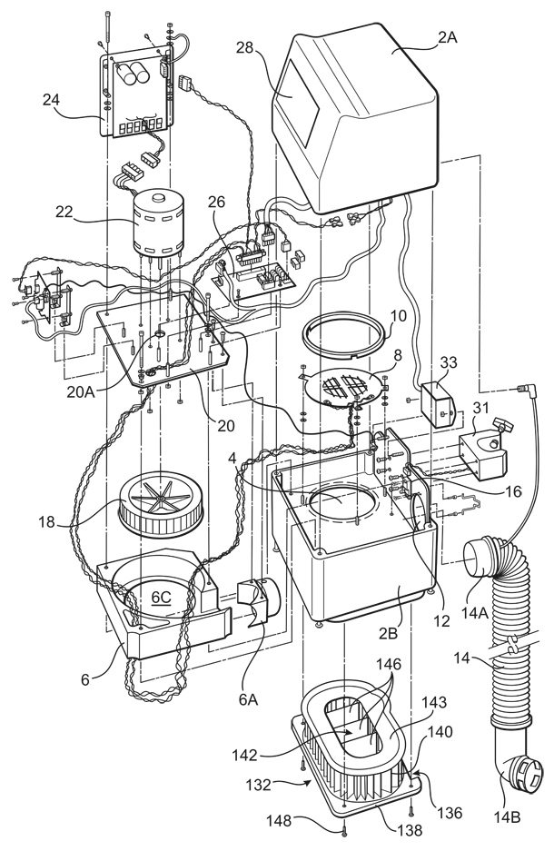 Patent Illustration of an Air Quality Meter