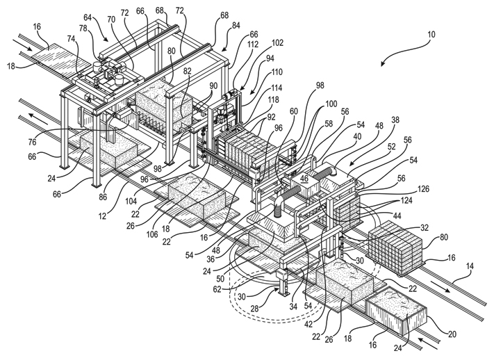 Patent Illustration of a Material Process System