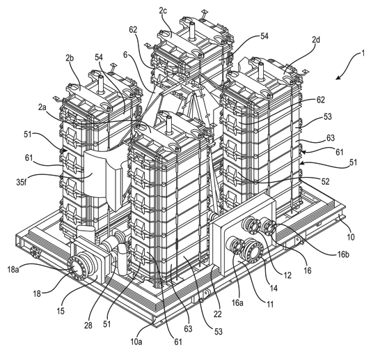 Patent Illustration of an Oxidizer Assembly