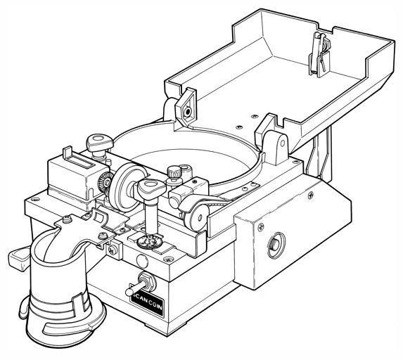 Coin Counter Illustration