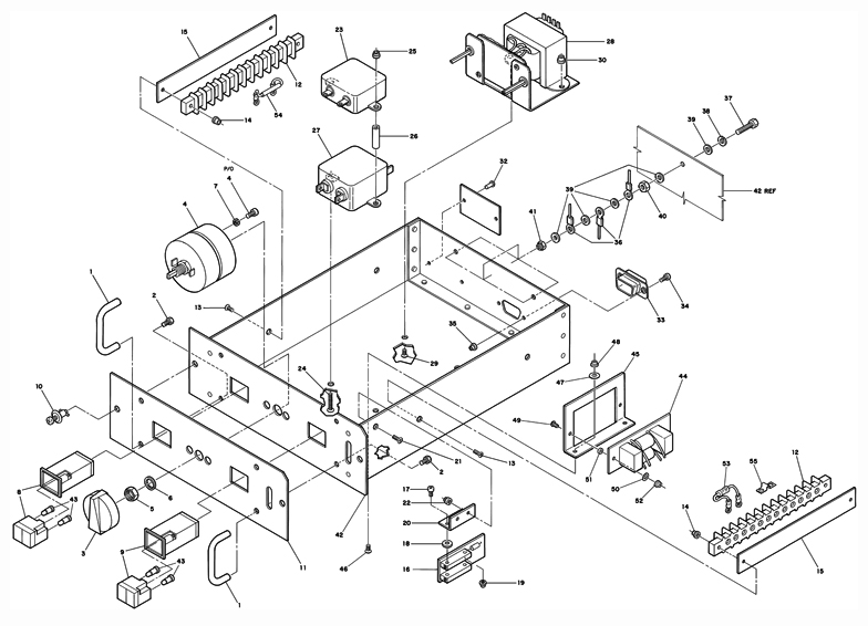 Controller Assembly for a Private Airplane Galley Microwave Oven