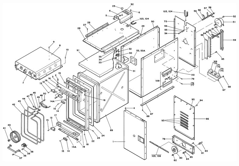 Microwave Oven Assembly for a Private Airplane Galley