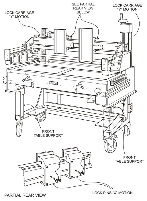 Existing Light Table with Additional Equipment