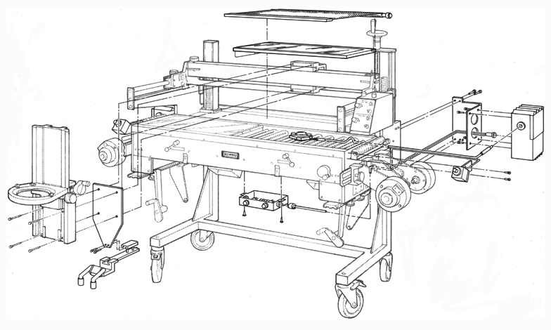 Existing Light Table with Additional Equipment